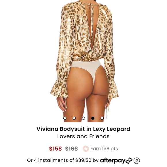 Lovers and Friends leopard bodysuit size S never worn purchased from revolve - Picture 8 of 8